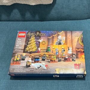 LEGO Harry Potter Advent Calendar with Blue and Gold Accents
